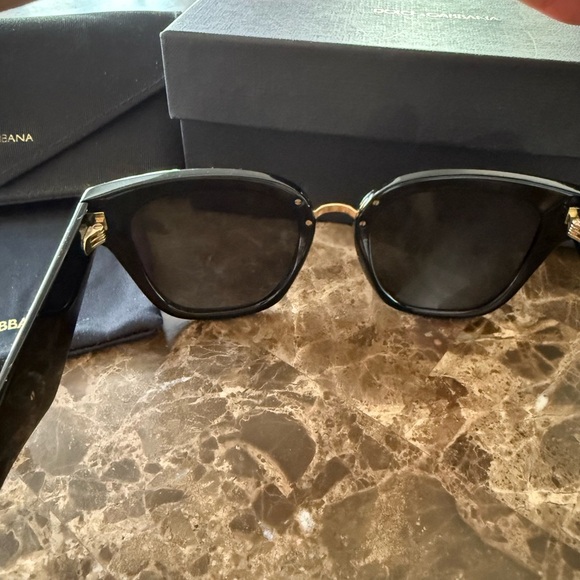 Dolce & Gabbana Black Sunglasses - Picture 8 of 13